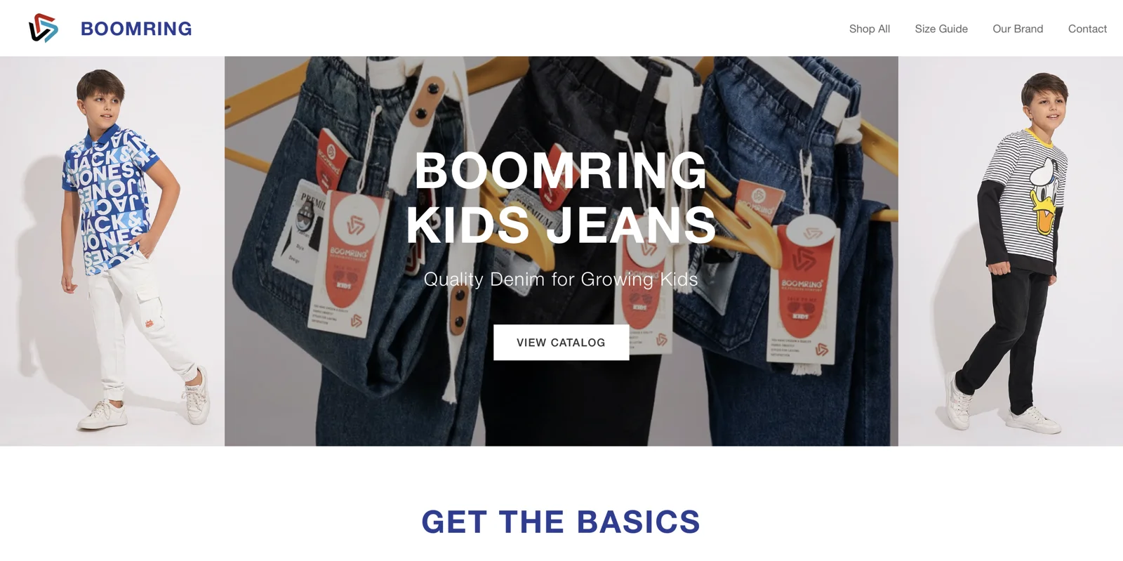 Boomring — Kids' Denim Wholesale screenshot